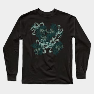 Mosaic floral pattern Long Sleeve T-Shirt